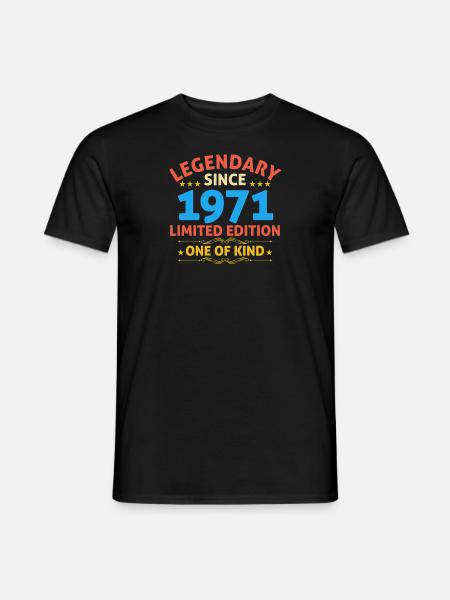 Legendary since 1971 Limited Edition - Men's T-Shirt - black