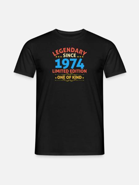 Légendaire depuis 1974 Edition Limitée - T-shirt homme - noir