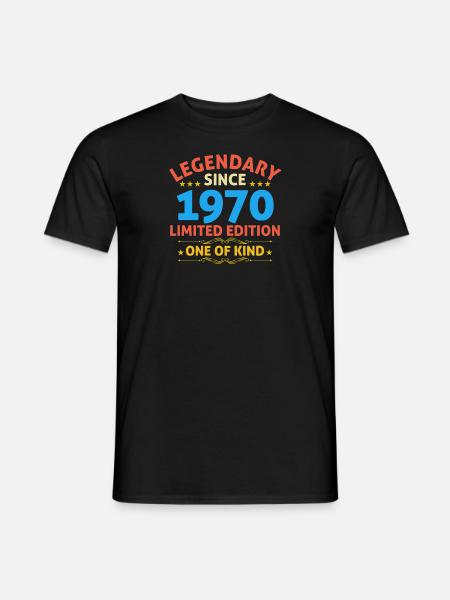 Légendaire depuis 1970 Edition Limitée - T-shirt homme - noir