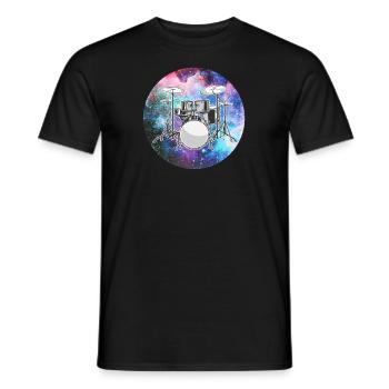 Schlagzeug Schlagzeuger Geschenk - Männer T-Shirt - Schwarz - Vorne - AI Model Male 178 light (178cm)
