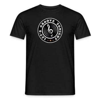 Groove ce soir - T-shirt homme - noir - Devant - AI Model Male 178 light (178cm)
