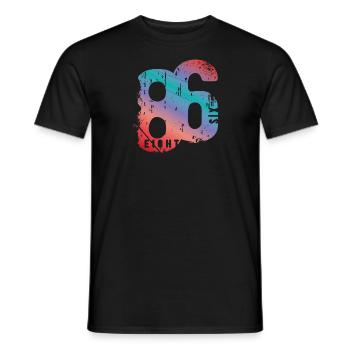 Millésime 1986 - T-shirt homme - noir - Devant - AI Model Male 178 light (178cm)