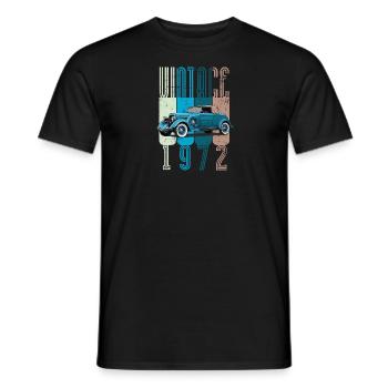 Millésime 1972 - T-shirt homme - noir - Devant - AI Model Male 178 light (178cm)