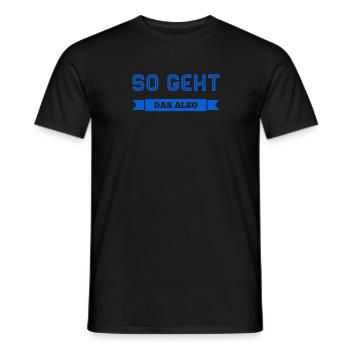 Verstanden - Männer T-Shirt - Schwarz - Vorne - AI Model Male 178 light (178cm)