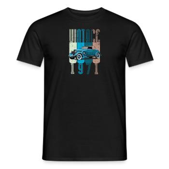 Millésime 1971 - T-shirt homme - noir - Devant - AI Model Male 178 light (178cm)