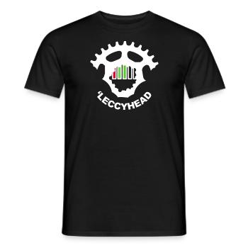 'Leccyhead with Teeth - Men's T-Shirt - black - Front - AI Model Male 178 light (178cm)