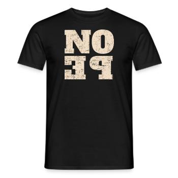 NOPE - ne soyez pas un béni-oui-oui! - T-shirt homme - noir - Devant - AI Model Male 178 light (178cm)