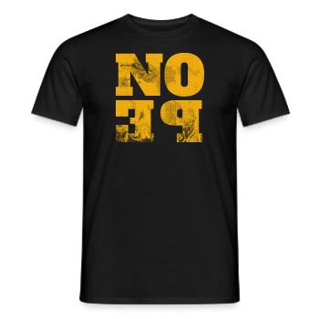 NOPE - ne soyez pas un béni-oui-oui! - T-shirt homme - noir - Devant - AI Model Male 178 light (178cm)