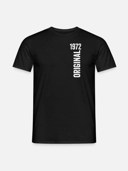 1972 Original Geburtstagsgeschenk 1972 - Männer T-Shirt - Schwarz