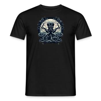 Octopus Tree 1 - Men's T-Shirt - black - Front - AI Model Male 178 light (178cm)