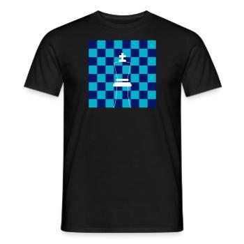 Schachmatt - Männer T-Shirt - Schwarz - Vorne - AI Model Male 178 light (178cm)
