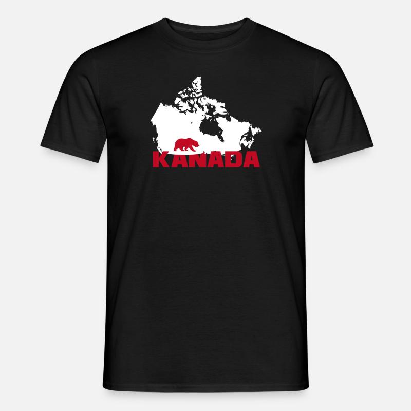 Canada Bear Wild - Men's T-shirt - black