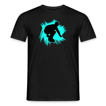 snowboarder - Männer T-Shirt - Schwarz - Vorne - AI Model Male 178 light (178cm)
