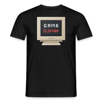 CRT Design - Game Lover - Men's T-Shirt - black - Front - AI Model Male 178 light (178cm)