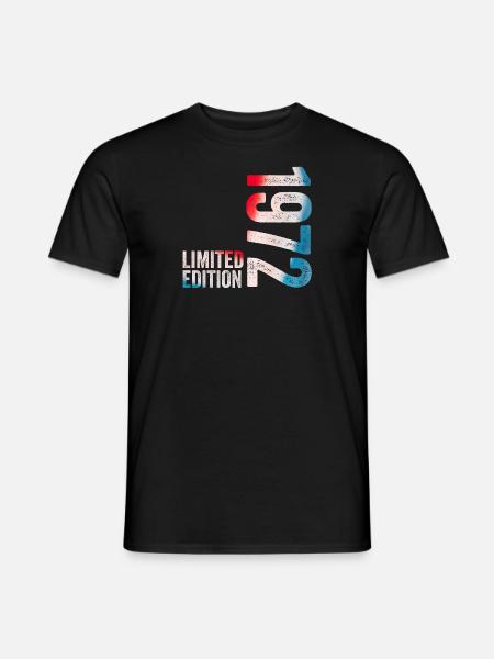 1972 Limited Edition Birthday Gift 1972 - Men's T-Shirt - black