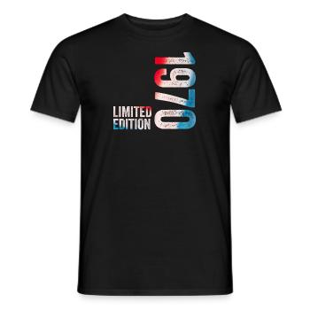 1970 Limited Edition 1970 Birthday Gift - Men's T-Shirt - black - Front - AI Model Male 178 light (178cm)