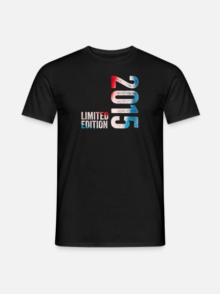 2015 Limited Edition Geburtstagsgeschenk 2015 - Männer T-Shirt - Schwarz