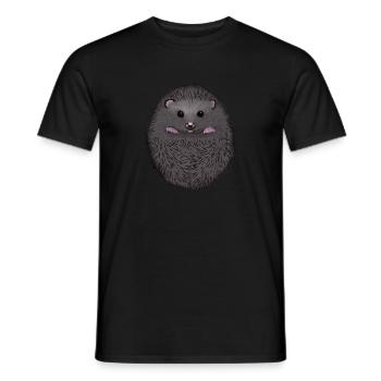 Hérisson - T-shirt homme - noir - Devant - AI Model Male 178 light (178cm)