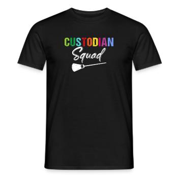 Hausmeister Custodian Vintage Facility Manager - Männer T-Shirt - Schwarz - Vorne - AI Model Male 178 light (178cm)