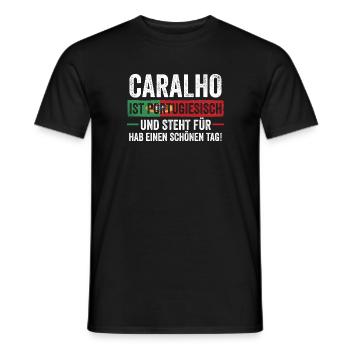 Portugal portugais - T-shirt homme - noir - Devant - AI Model Male 178 light (178cm)