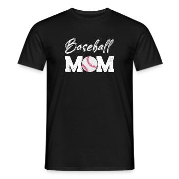 Baseball Baseballspieler Vintage Sprüche Baseballs - Männer T-Shirt - Schwarz - Vorne - AI Model Male 178 light (178cm)