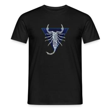 Scorpion - Men's T-Shirt - black - Front - AI Model Male 178 light (178cm)