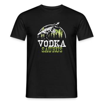 Vodka Saurus Dinosaurier Lustige Wodka Lemon Trex - Männer T-Shirt - Schwarz - Vorne - AI Model Male 178 light (178cm)