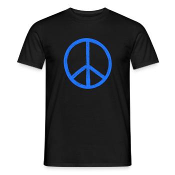 signes de paix - T-shirt homme - noir - Devant - AI Model Male 178 light (178cm)