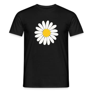 Daisy - Men's T-Shirt - black - Front - AI Model Male 178 light (178cm)