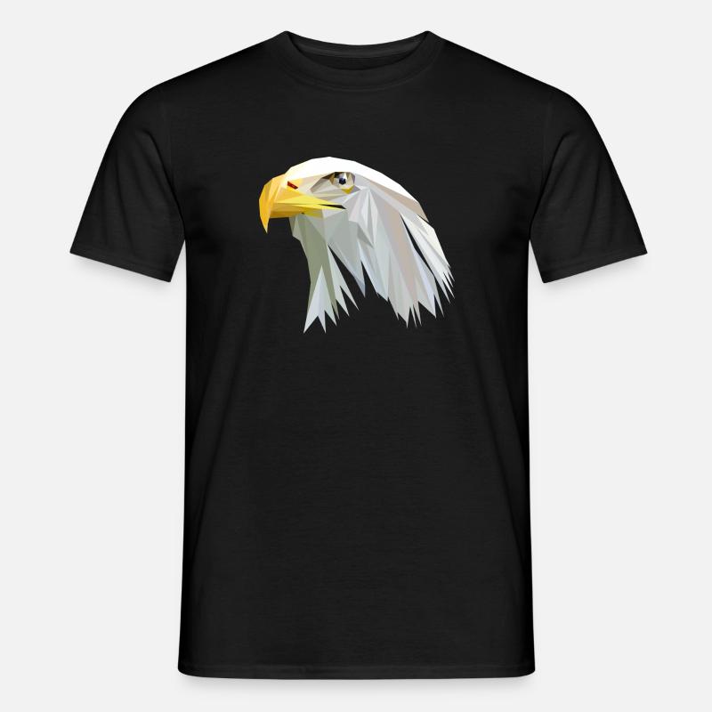 Adler - Männer T-Shirt - Schwarz
