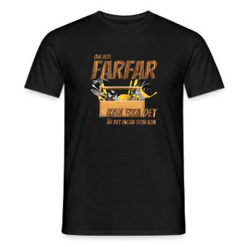 Unless grandpa can fix it, no one can - Men's T-Shirt - black - Front - AI Model Male 178 light (178cm)