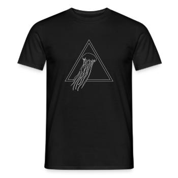 Jellyfish - Men's T-Shirt - black - Front - AI Model Male 178 light (178cm)
