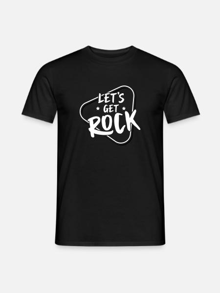 Let´s get Rocked - Männer T-Shirt - Schwarz