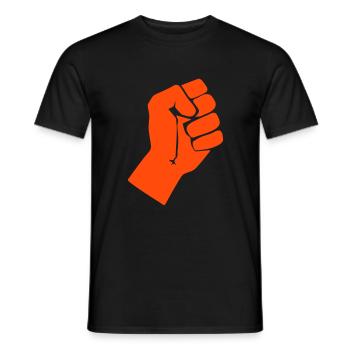 Faust - Männer T-Shirt - Schwarz - Vorne - AI Model Male 178 light (178cm)