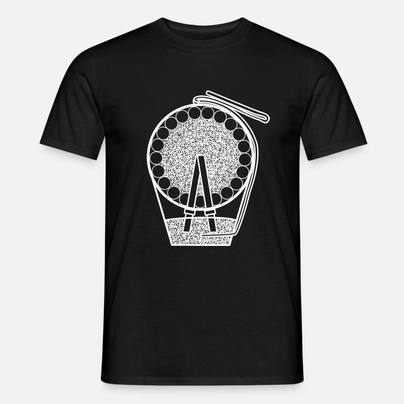 Pyrotechnik Feuerwerk Shell - Männer T-Shirt - Schwarz