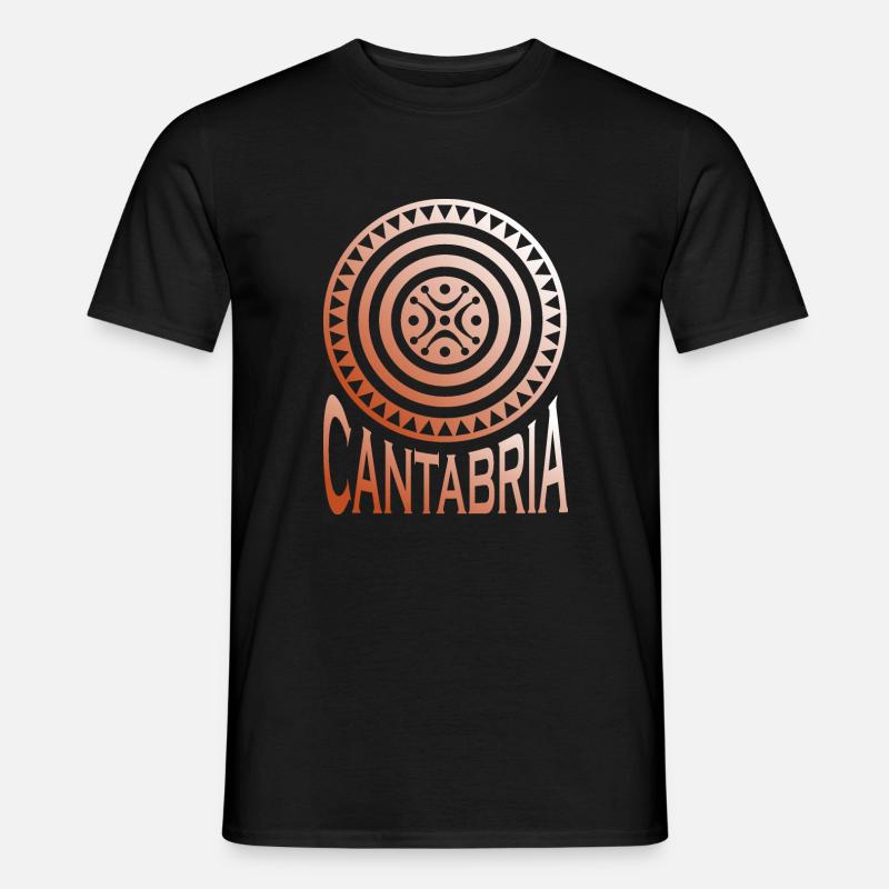 ESTELA DE CANTABRIA BRONZE M1 - Men's T-Shirt - black