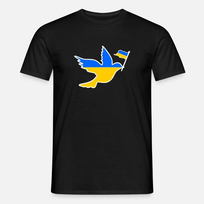 Ukraine - Männer T-Shirt - Schwarz