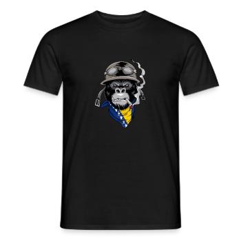 Bosnia Herzegovina - Men's T-Shirt - black - Front - AI Model Male 178 light (178cm)