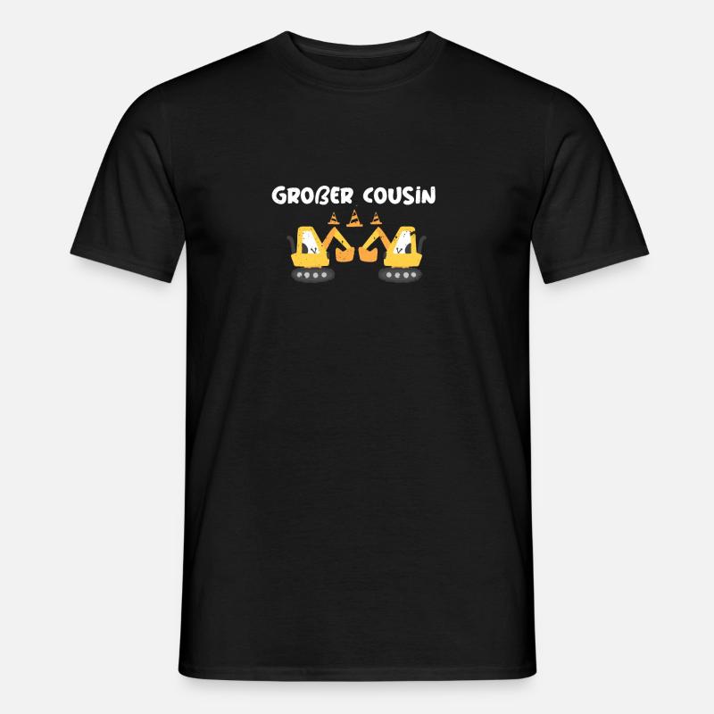 BaggerBaggerLastwagen Großer Cousin wird Bau - Männer T-Shirt - Schwarz