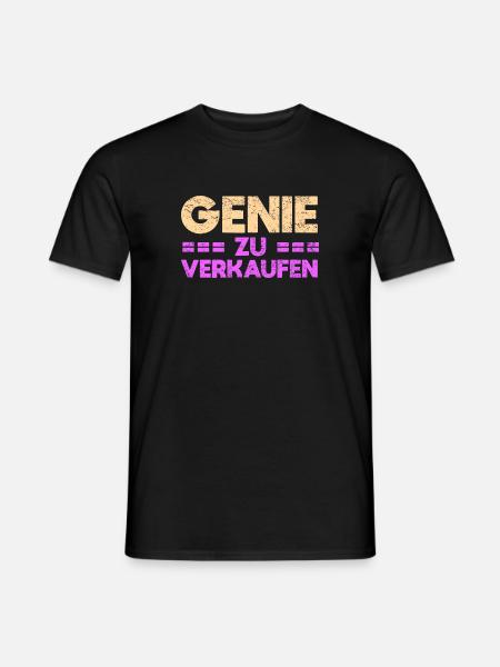 Genie Zu Verkaufen - Männer T-Shirt - Schwarz