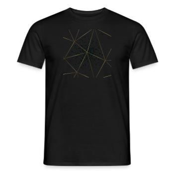 Abstrakt - Männer T-Shirt - Schwarz - Vorne - AI Model Male 178 light (178cm)