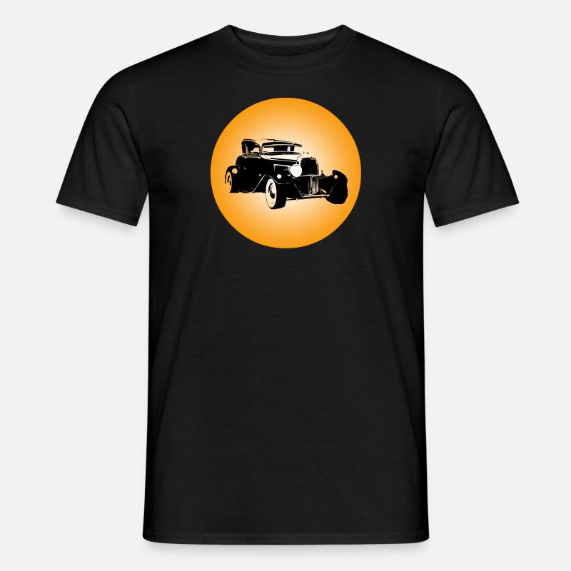 Auto - Männer T-Shirt - Schwarz