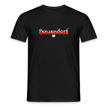 Shirt Schwabach Penzendorf - Männer T-Shirt - Schwarz - Vorne - AI Model Male 178 light (178cm)