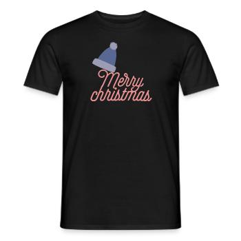 Merry christmas - Männer T-Shirt - Schwarz - Vorne - AI Model Male 178 light (178cm)