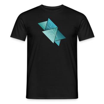 Triangleplant - T-shirt homme - noir - Devant - AI Model Male 178 light (178cm)