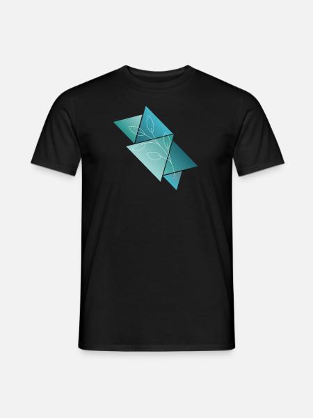 Triangleplant - Men's T-Shirt - black