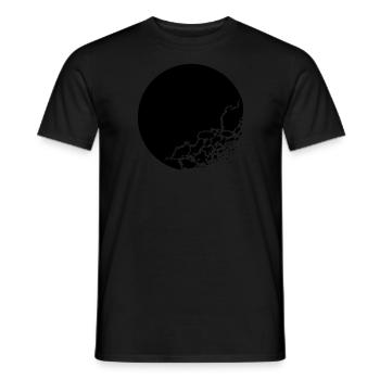 Moon - Männer T-Shirt - Schwarz - Vorne - AI Model Male 178 light (178cm)