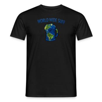 World Wide Suff - Männer T-Shirt - Schwarz - Vorne - AI Model Male 178 light (178cm)