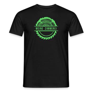 Meine Zimmerei - Männer T-Shirt - Schwarz - Vorne - AI Model Male 178 light (178cm)