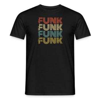 Funk Funky - T-shirt homme - noir - Devant - AI Model Male 178 light (178cm)